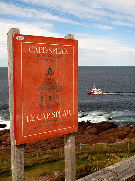 A photo of Cape Spear, Newfoundland, the most easterly point in North America 