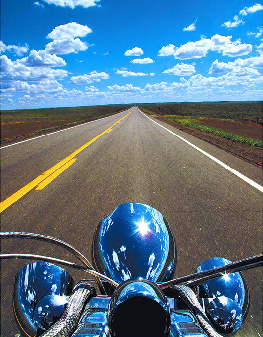 The open road beckons to motorcyclists heading to the world's largest motorcycle rally in Sturgis, South Dakota.