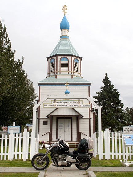 The Holy Assumption of the Virgin Mary Church is the oldest-standing Russian Orthodox church in Alaska.